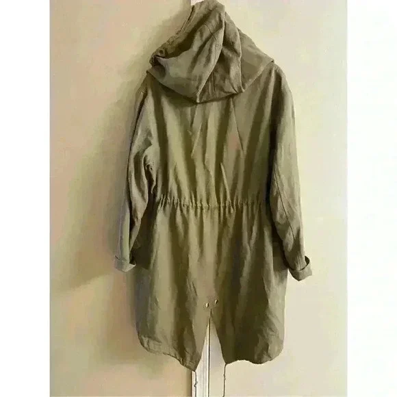 All saints bexley‎ Parker hooded lightweight jacket XS oversized fits up to XL - Picture 9 of 13
